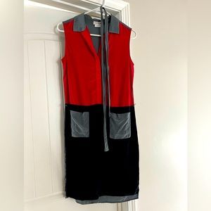 Lacoste silk sleeveless dress